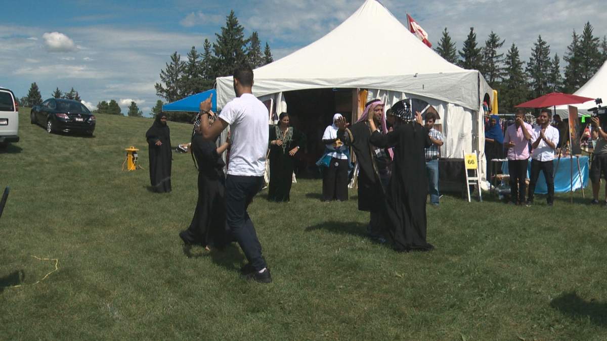 “It’s a nice place to live, kind people, very welcoming,” he said of his new Canadian home. “It’s important to show the people that were part of the community.”