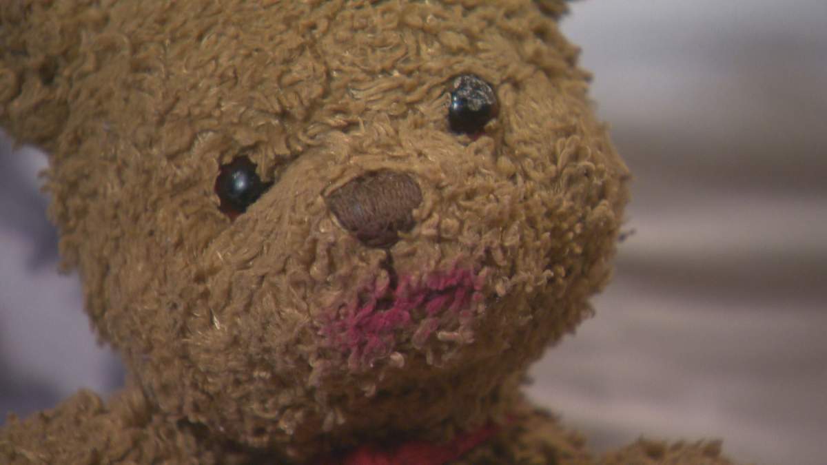Teddy has been with Aurora through her many medical treatments.