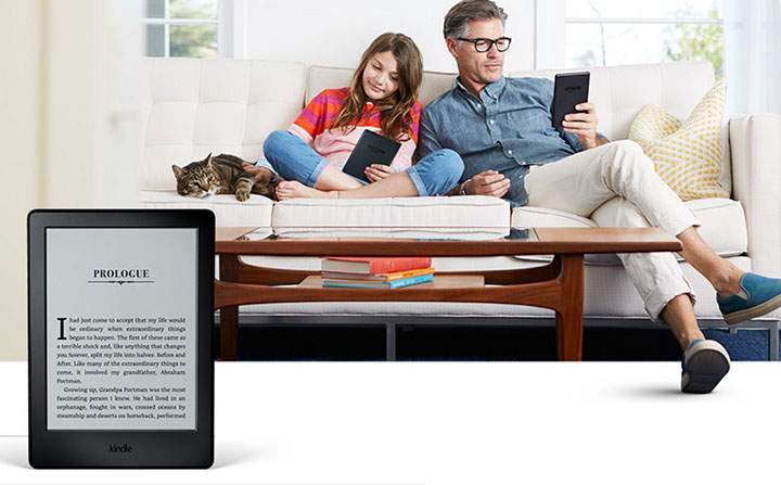 The Kindle Voyage features brilliant auto adjusted white backlit 6 inch screen for reading anywhere