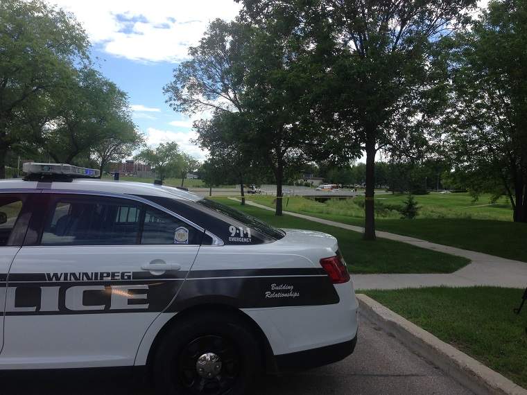 Police were on scene of fatal collision between a cyclist and a heavy piece of machinery in the Sturgeon Creek neighborhood.