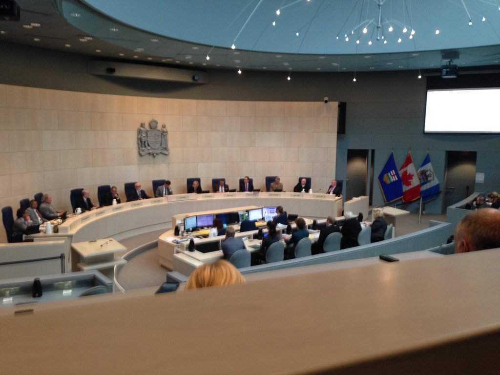 A file photo of an Edmonton City Council meeting.