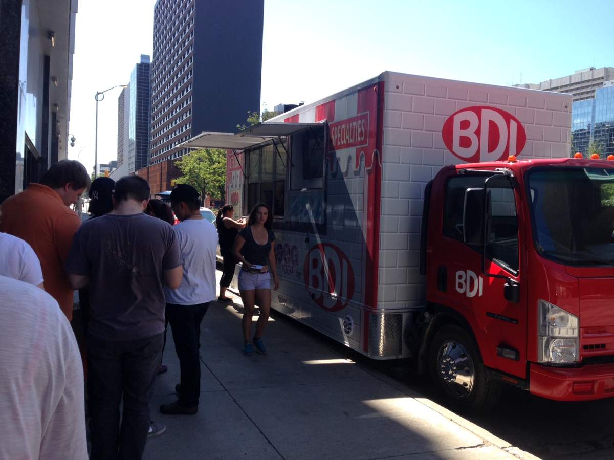 The 'Goog to Go' will set up at Smith Street near the Graham Avenue intersection at 11 a.m. Tuesday.