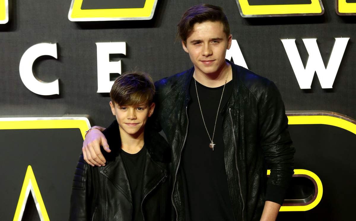 Romeo and Brooklyn Beckham