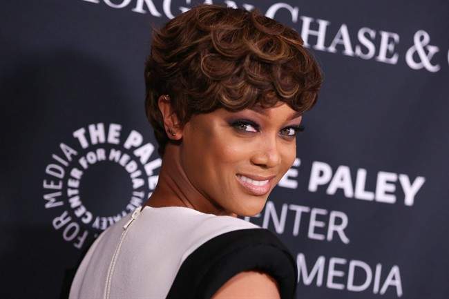 In this Oct. 26, 2015 file photo, Tyra Banks arrives at Media's Tribute to African-American Achievements in Television at the Beverly Wilshire Hotel in Beverly Hills, Calif.