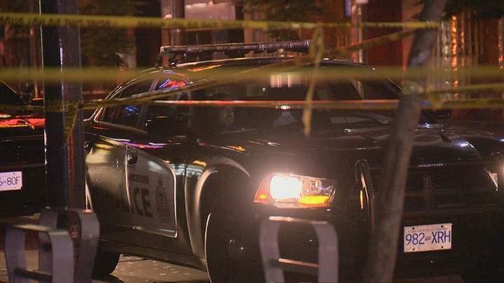 Stabbing on Granville Street strip lands one man in hospital, suspect arrested - image