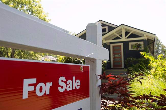 A house in Vancouver is offered for sale in this file image.