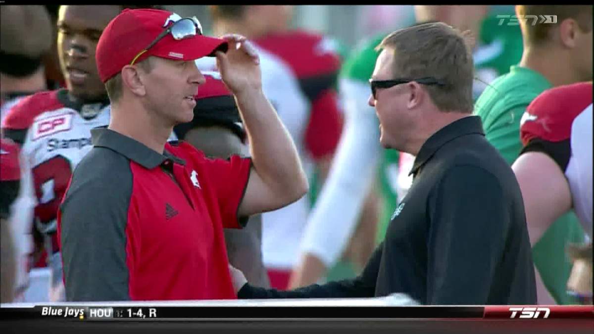 Rider players thank Stamps QB Bo Levi Mitchell after drama filled week - image