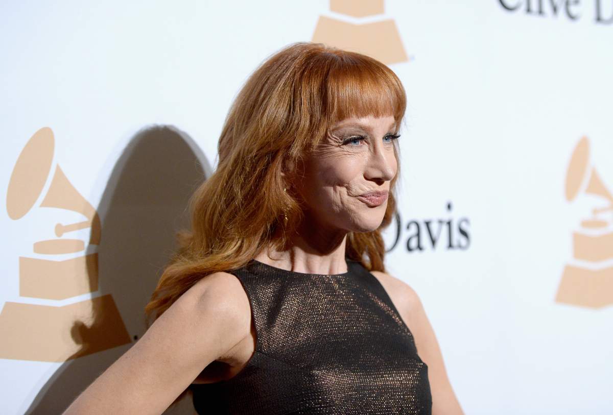 Actress Kathy Griffin attends the 2016 Pre-GRAMMY Gala and Salute to Industry Icons honoring Irving Azoff at The Beverly Hilton Hotel on February 14, 2016 in Beverly Hills, California. 