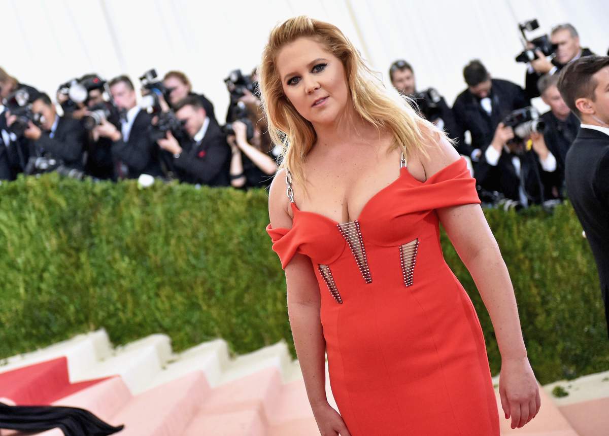 Amy Schumer attends the "Manus x Machina: Fashion In An Age Of Technology" Costume Institute Gala at Metropolitan Museum of Art on May 2, 2016 in New York City.