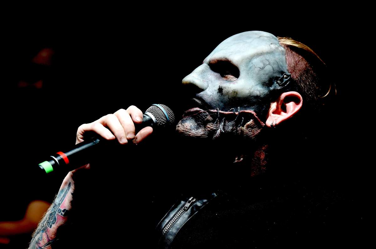 Singer Corey Taylor of Slipknot attends the Ozzy Osbourne and Corey Taylor special announcement at the Hollywood Palladium on May 12, 2016 in Hollywood, California. Ozzfest and Knotfest are joining together for a weekend of music September 24th and 25th in San Bernardino, California.