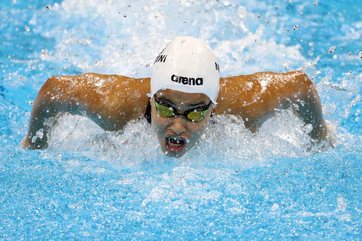 Yusra Mardini of the Refugee Olympic Team competes in heat one of the Women’s 100m Butterfly on Day 1 of the Rio 2016 Olympic Games at the Olympic Aquatics Stadium on on August 6, 2016 in Rio de Janeiro, Brazil.