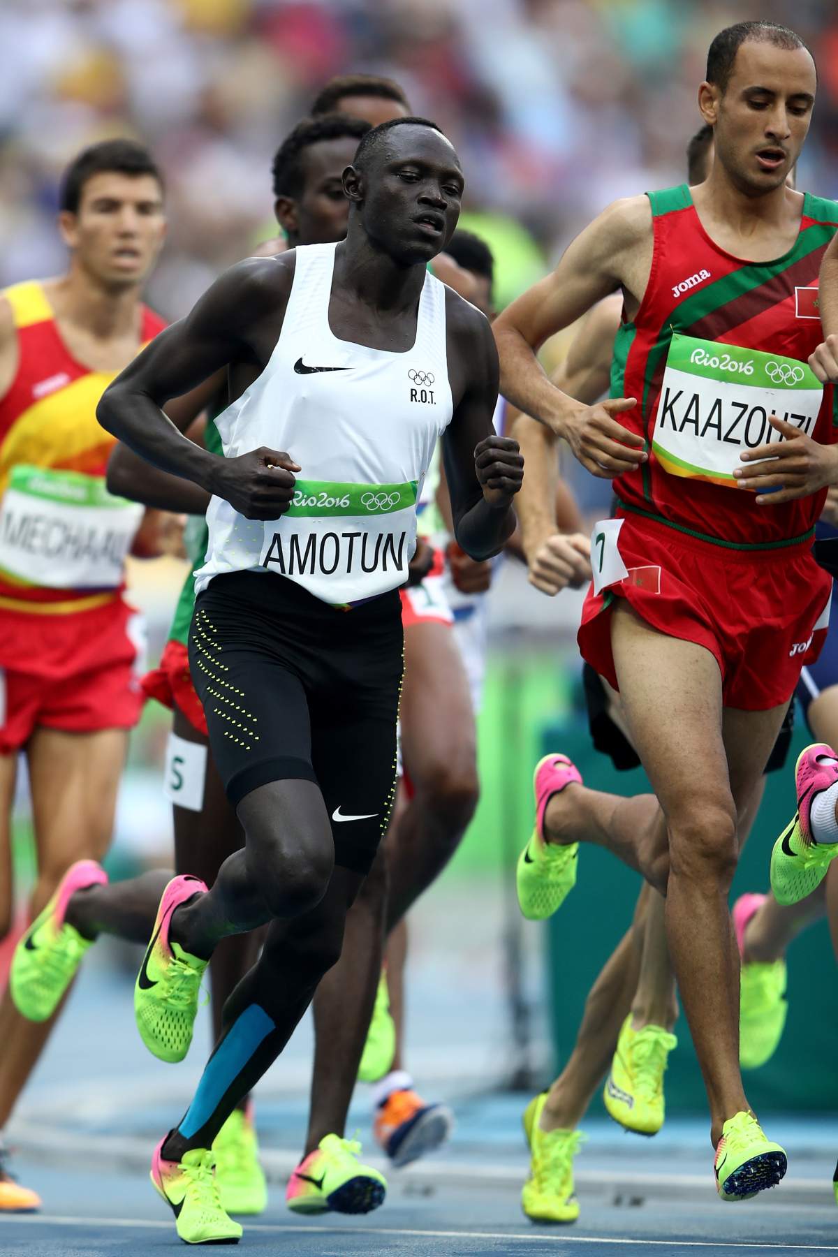 Paulo Amotun competes in the Men’s 1500m heats on Day 11 of the Rio 2016 Olympic Games at the Olympic Stadium on August 16, 2016 in Rio de Janeiro, Brazil.