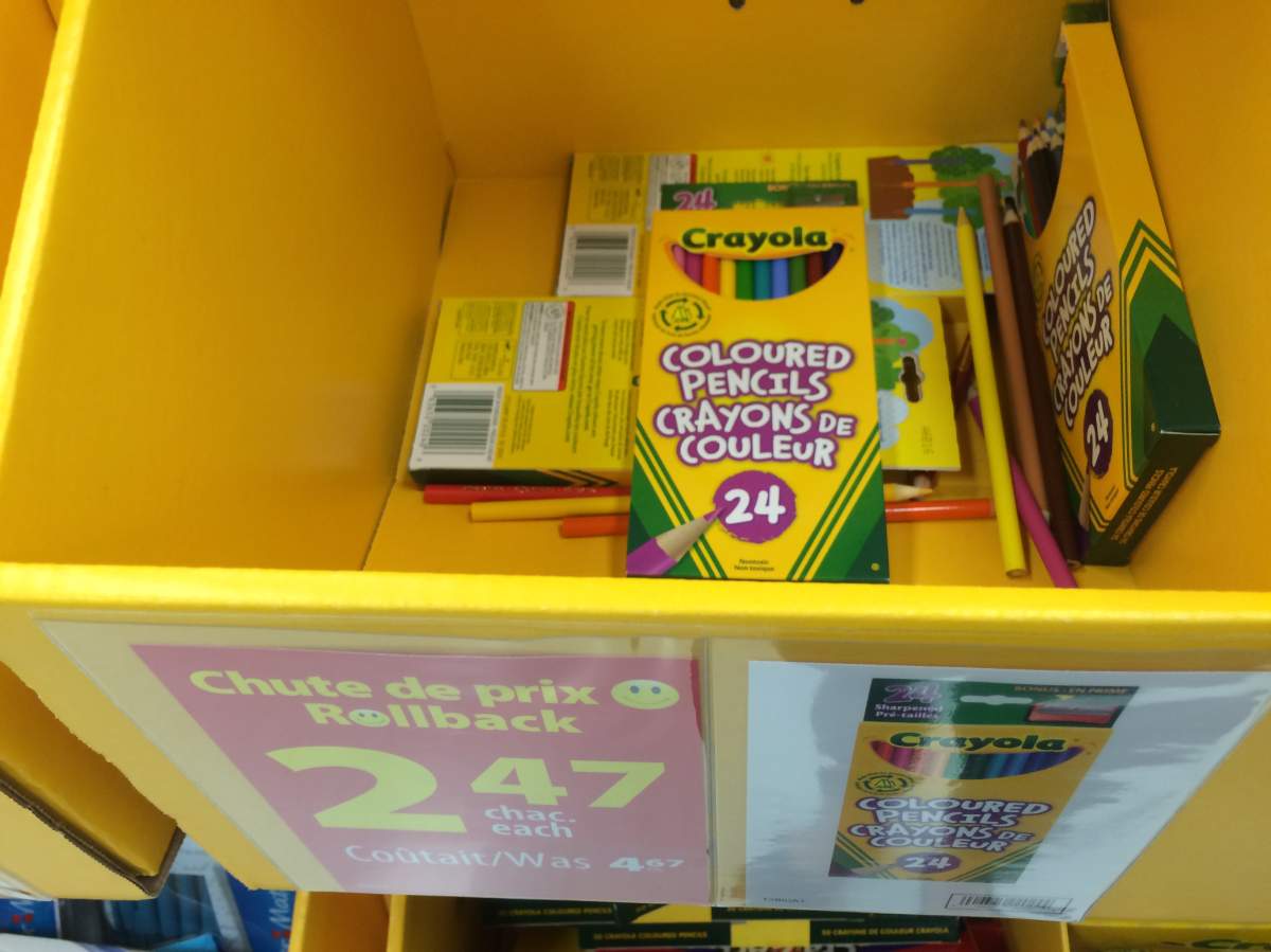 back to school shopping at walmart