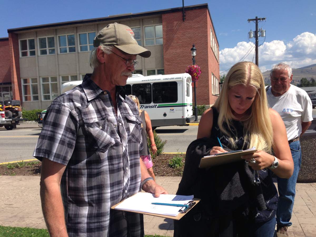 Princeton resident Ed Vermette said he has collected more than 500 signatures for the petition he started against the bylaw.