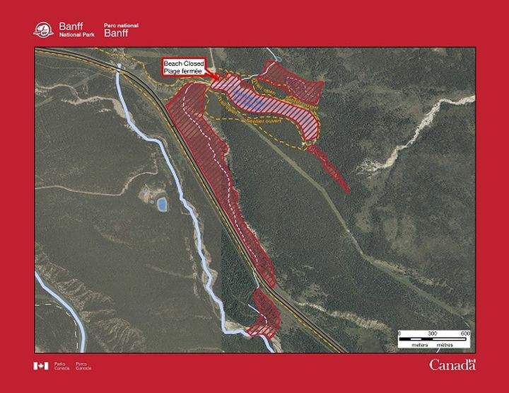 The Johnson Lake area in Banff National Park is restricted due to fish with whirling disease.