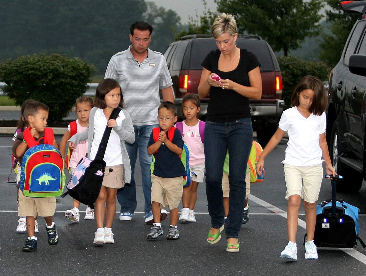 Jon and Kate Gosselin and their kids