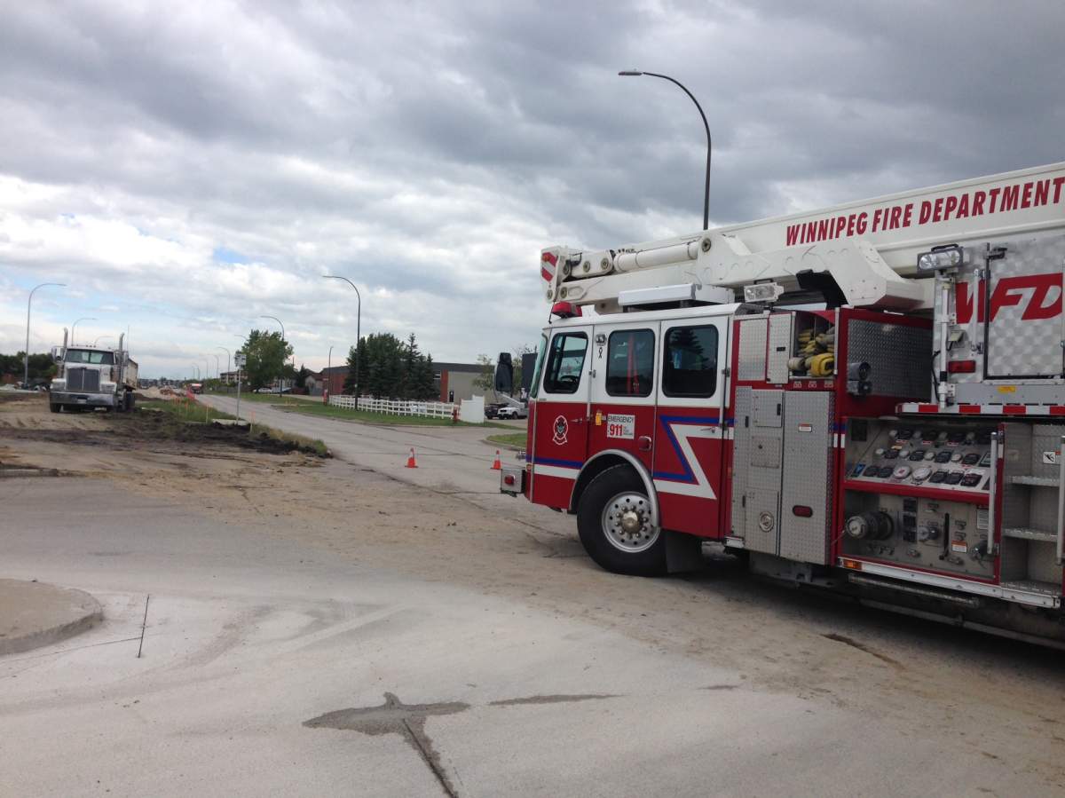 Crews will be on scene throughout the afternoon, fixing the gas leak.