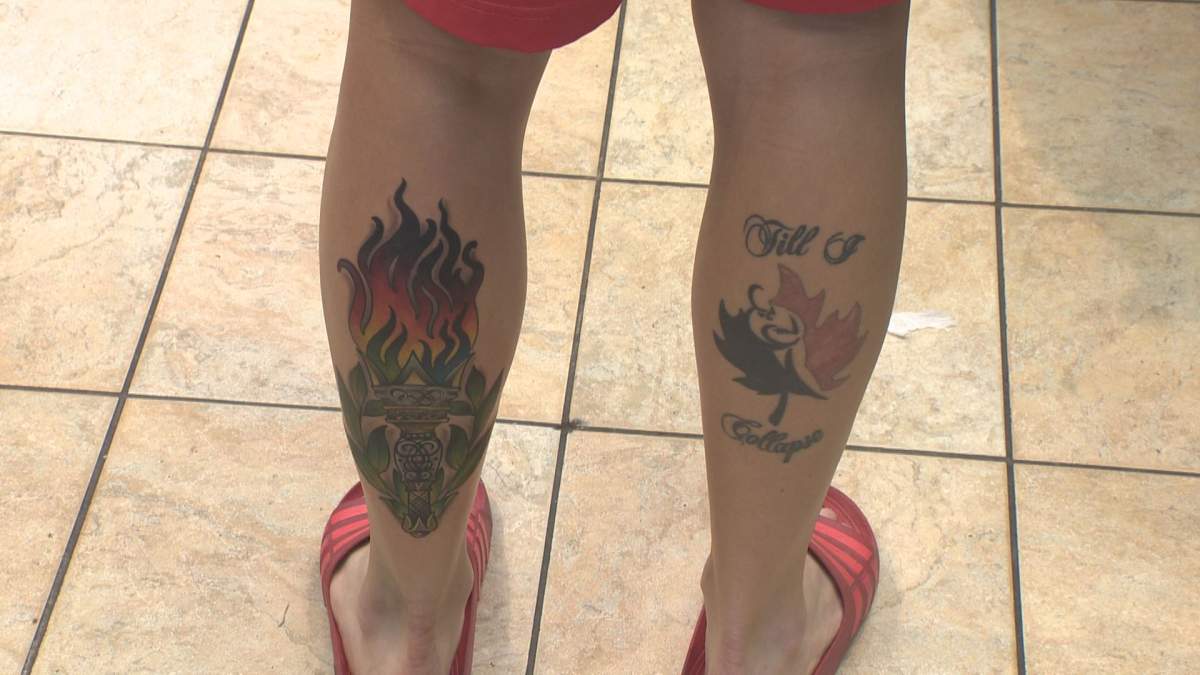Olympic rugby bronze medallist Jen Kish gets a new tattoo to commemorate her Rio 2016 experience.