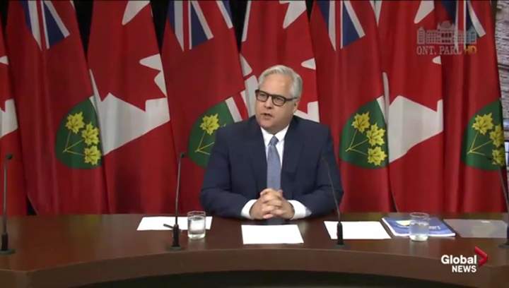 Ontario Ombudsman Paul Dube speaks to reporters during a news conference at Queen's Park in Toronto on June 29, 2016.