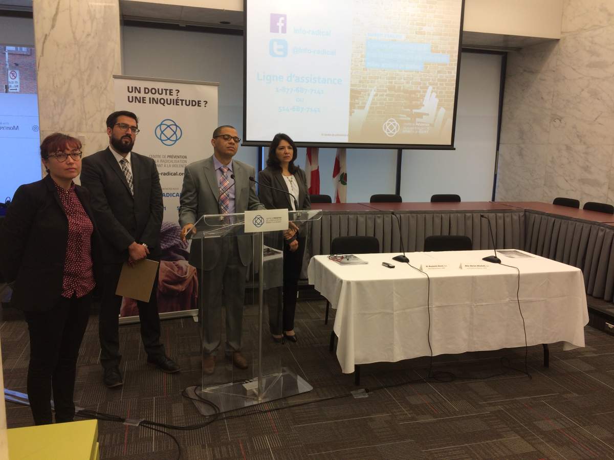 A conference on radicalization is held in Montreal, Friday, August 19, 2016.