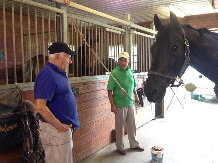 Tom Gayford (left) and Jimmy Elder
