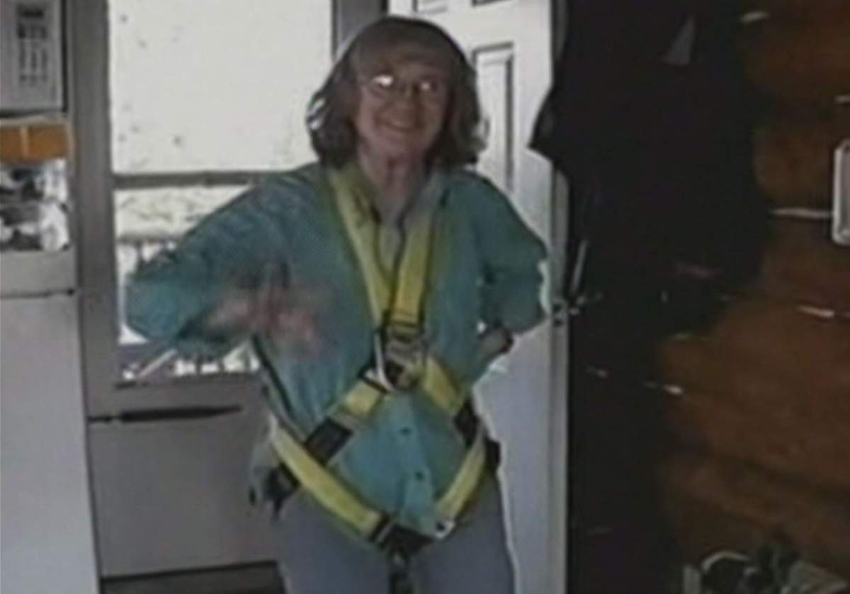 Home video images of Stephanie Stewart at the Athabasca lookout near Hinton, where she was last seen in 2006.