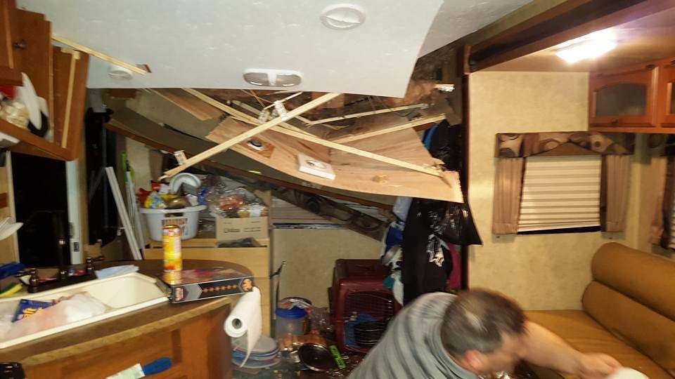 Central Alberta campground evacuated during powerful summer storm - image