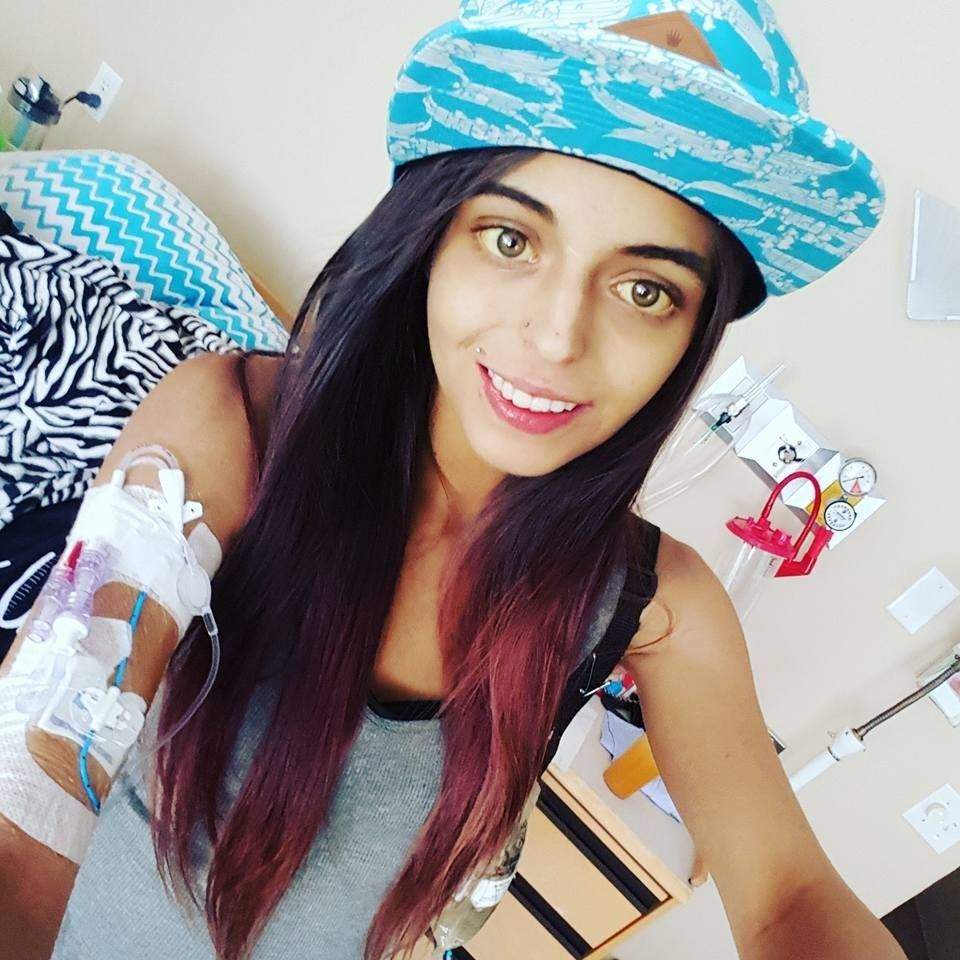 Kourtney Saviskoff is the youngest resident at a Penticton hospice.
