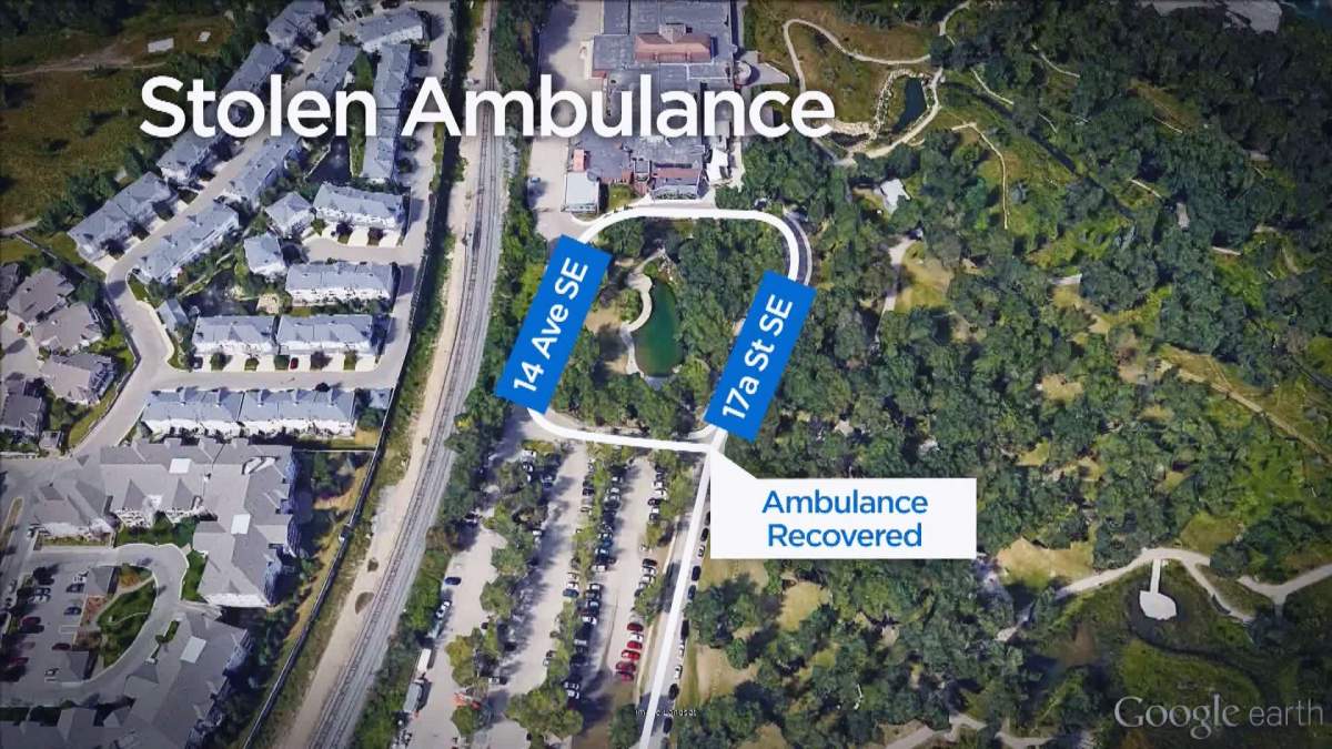 Ambulance stolen from outside Calgary Drop-In Centre - image