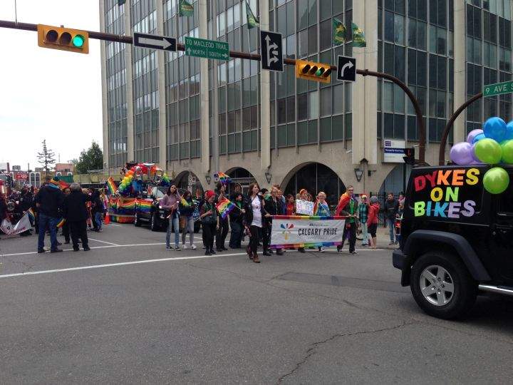 Tens of thousands of Calgarians lined the downtown streets of Alberta’s largest city Sunday for the 26th annual Calgary Pride Parade. Sept. 4, 2016.
