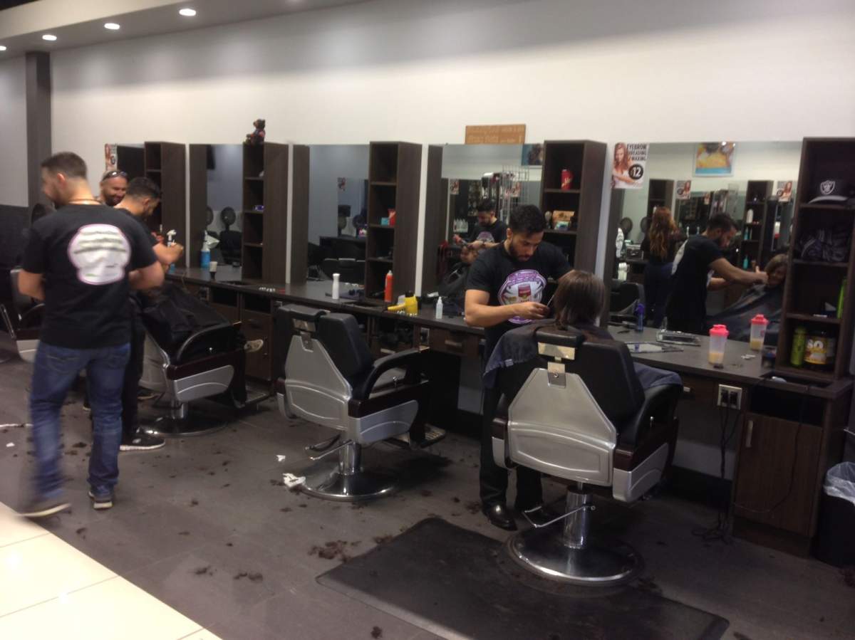Shadified Salon Spa offered hundreds of free haircuts as part of We’re Here For Ya Day.