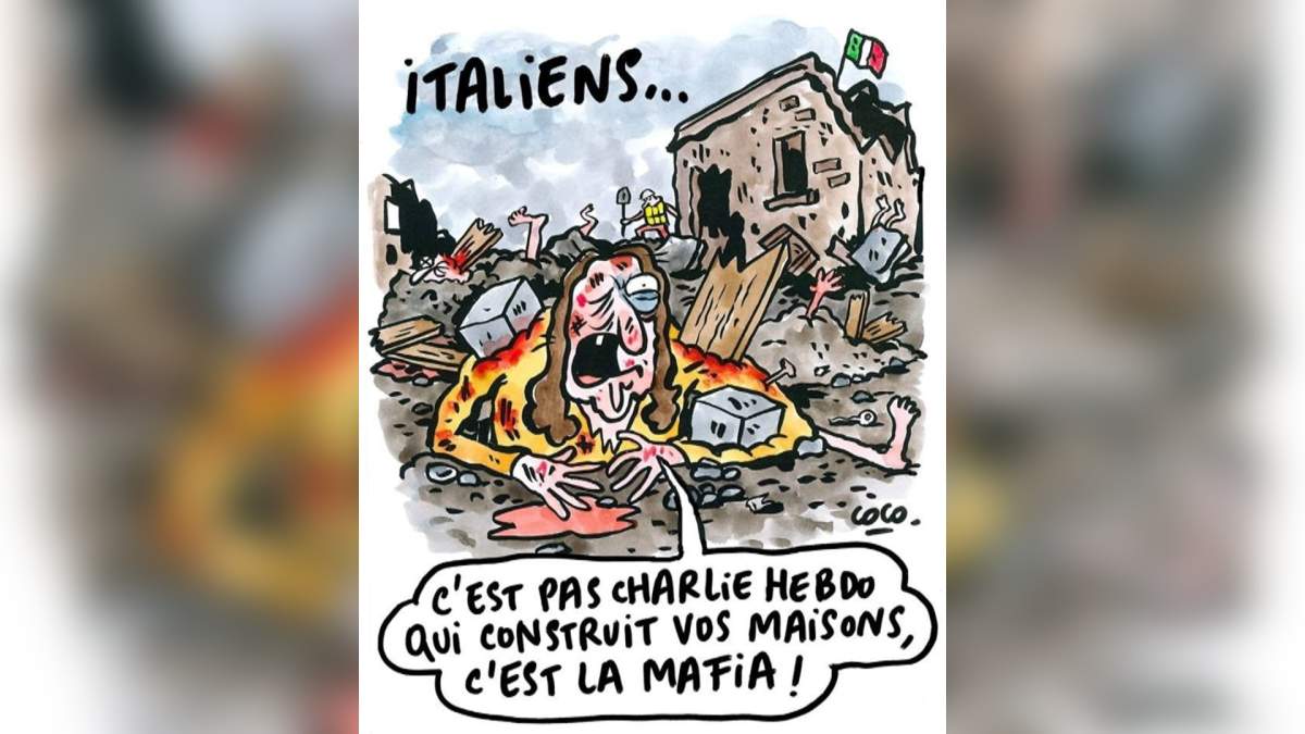 Italian town devastated by earthquake may sue Charlie Hebdo over ‘lasagne’ cartoon - image