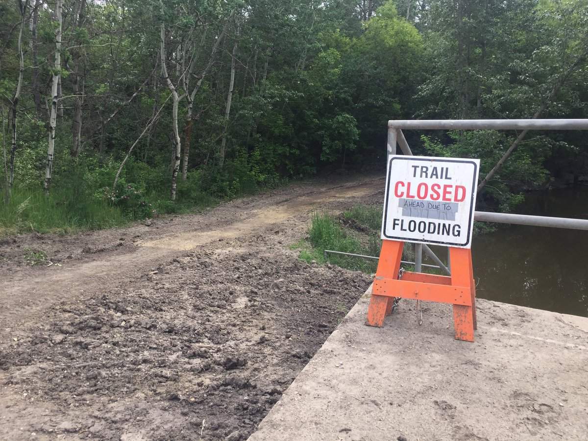 Northern parts of the Mill Creek Ravine trail system were closed to the public as crews addressed erosion repairs on June 7, 2016.