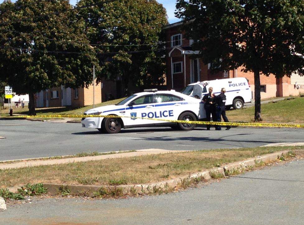 Police on scene on Pinecrest on Saturday, Sept. 17, 2016. 