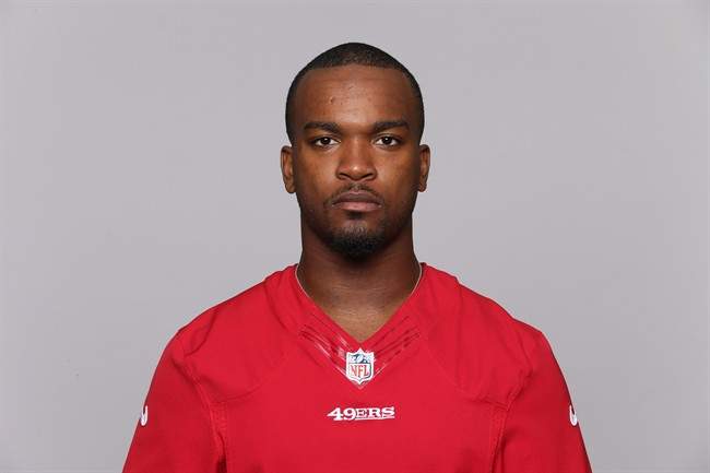 Mylan Hicks, shown here in a 2015 photo from his time with the Francisco 49ers, was shot to death in Calgary on Sunday, Sept. 25, 2016.