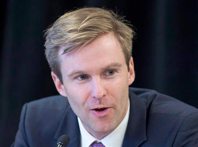 New Brunswick Premier Brian Gallant fields a question at a meeting of the Council of Atlantic Premiers in Annapolis Royal, N.S. on Monday, May 16, 2016.