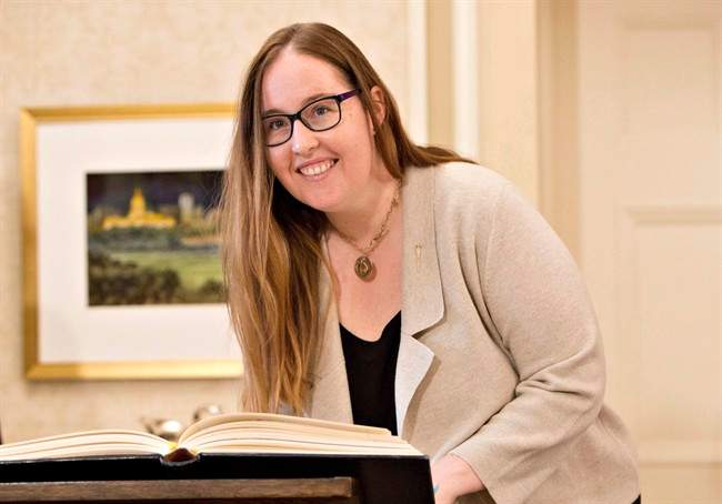 A file photo of Alberta Labour Minister Christina Gray.