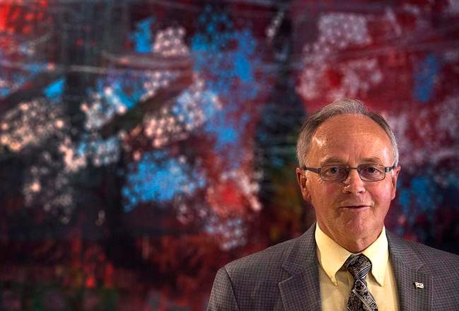 Then health minister Leo Glavine is pictured in 2015. He is now the minister of communities, culture and heritage.