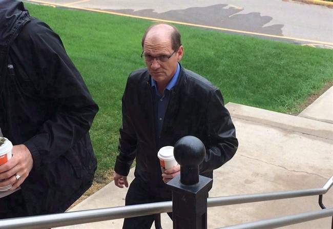 Curtis Vey (pictured) and Angela Nicholson, found guilty of plotting to murder their spouses in Saskatchewan, to be sentenced.