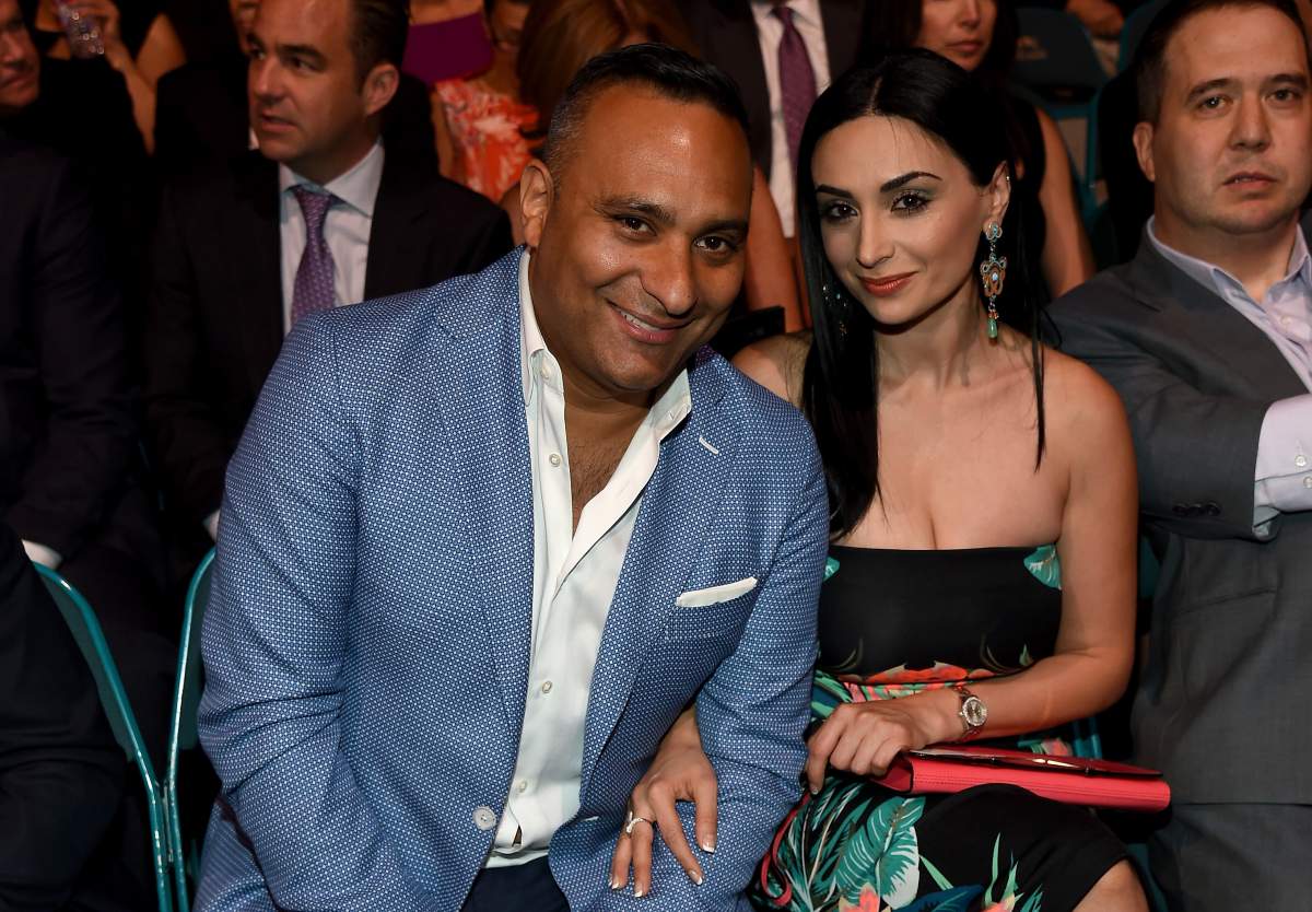 Comedian/actor Russell Peters (L) and Ruzanna Khetchian attend the 2015 NHL Awards at MGM Grand Garden Arena on June 24, 2015 in Las Vegas, Nevada.