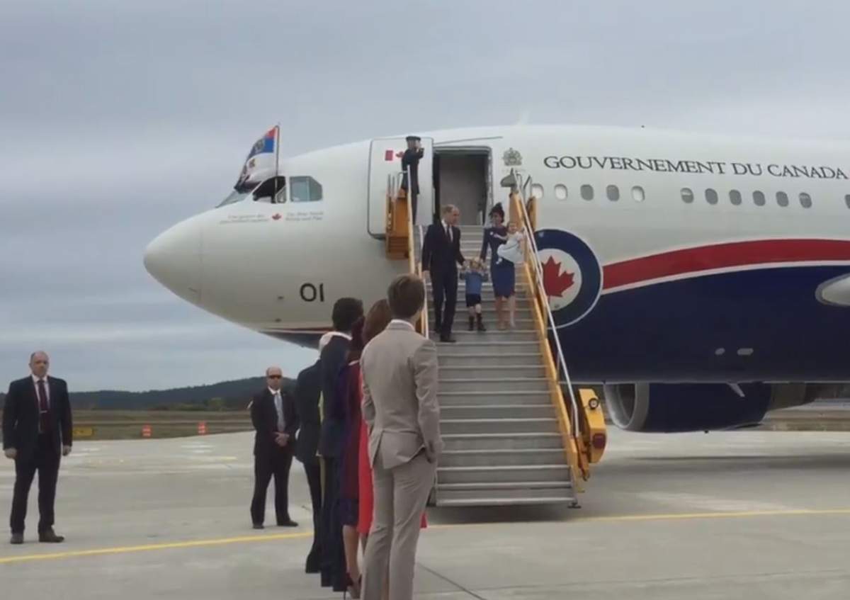 Hamish Marissen-Clark was criticized on social media for having his hands in his pockets while meeting the Duke and Duchess of Cambridge in Victoria, B.C.