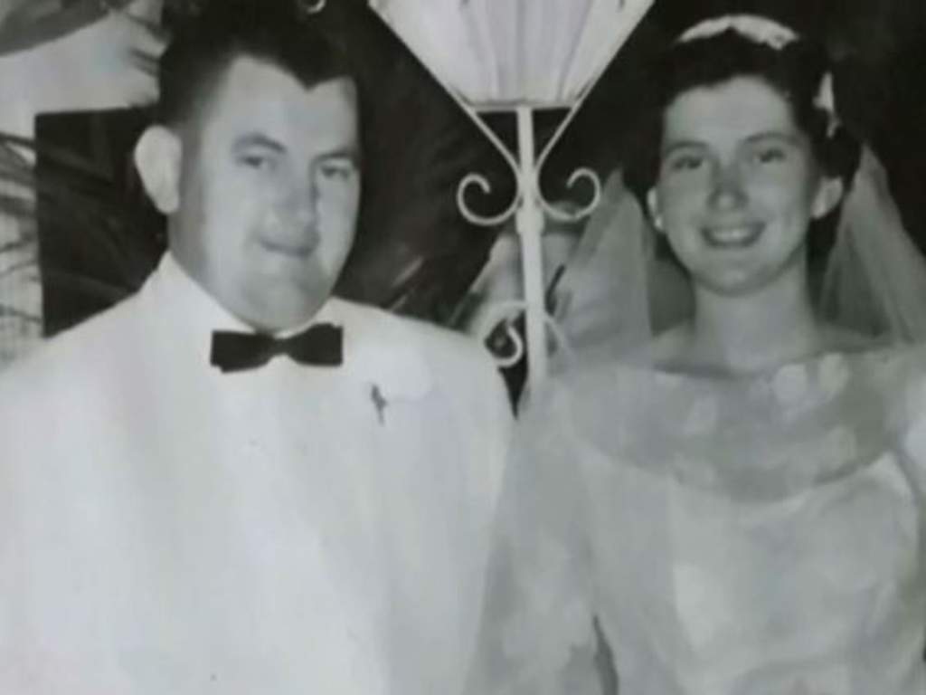 Don and Margaret Livengood on their wedding day on June 15, 1957.