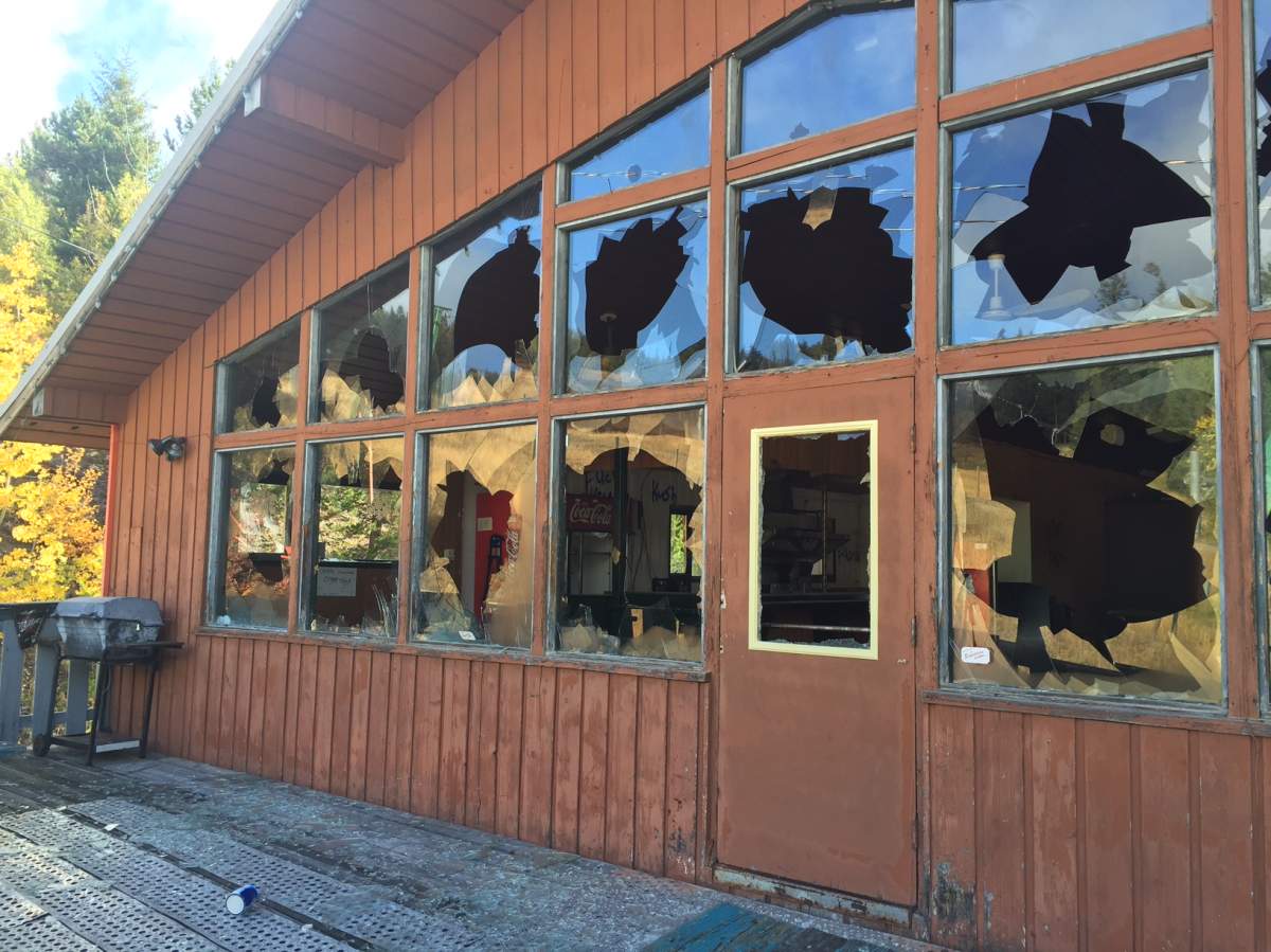 Vandals target Crystal Mountain - image