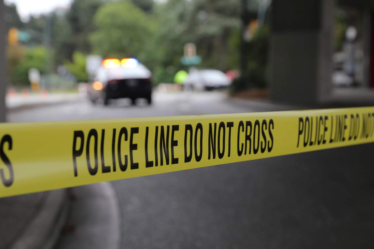 Police tape crime