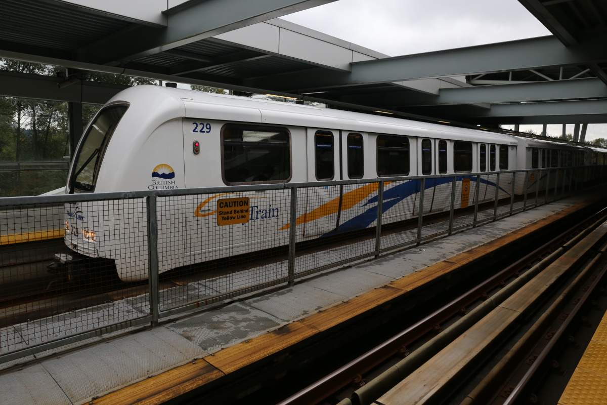Skytrain car Translink