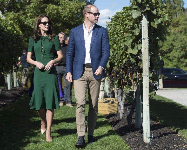 The Duke and Duchess of Cambridge tour Mission Hill Winery in Kelowna, B.C., Tuesday, Sept 27, 2016.