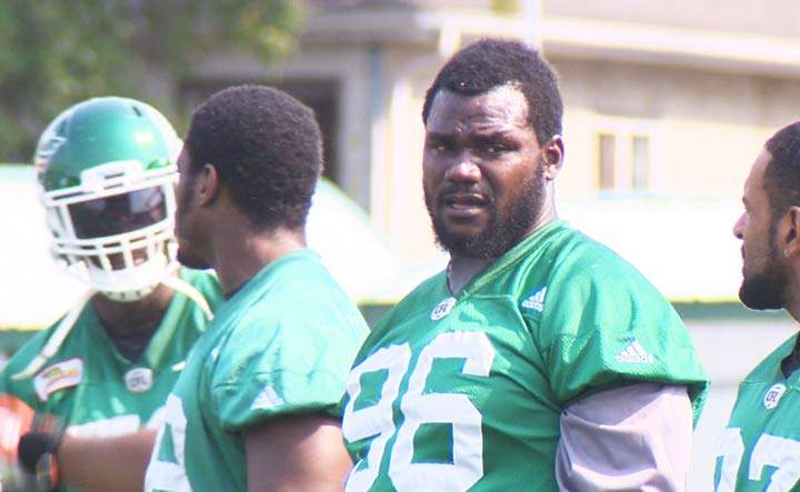 The Saskatchewan Roughriders released Khalif Mitchell on Monday.