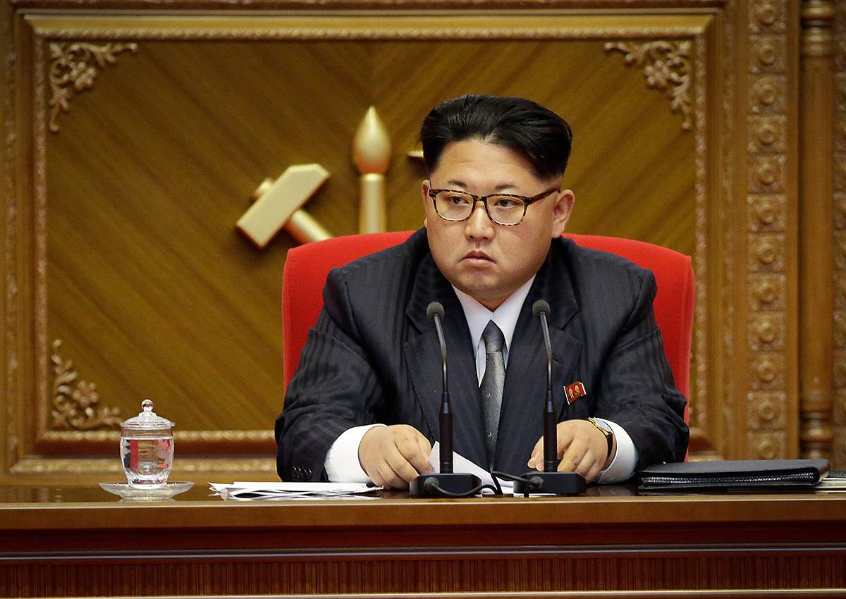 In this May 9, 2016 file photo, North Korean leader Kim Jong Un listens during the party congress in Pyongyang, North Korea.  