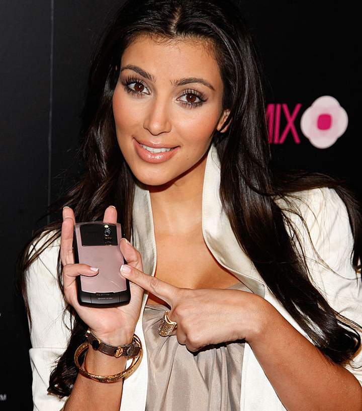 Kim Kardashian was a high-profile BlackBerry user.