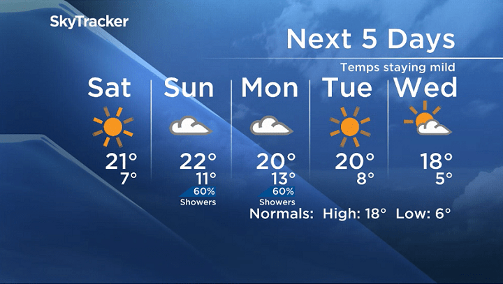 Rainy start to the last weekend of summer in southern Manitoba - image